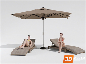 Outdoor Sofa Skp Files